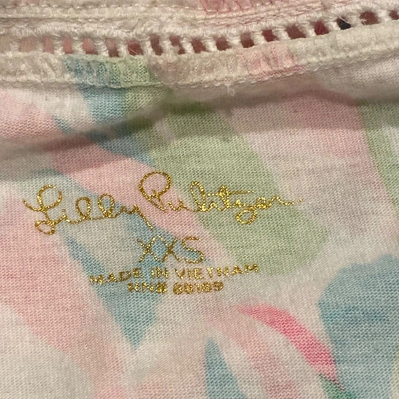 Lilly Pulitzer Agee Croc My World Eyelet Ladder Lace Trim Supima Dress, 16630 - Picture 8 of 12